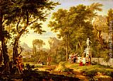 A classical landscape with the Worship of Bacchus